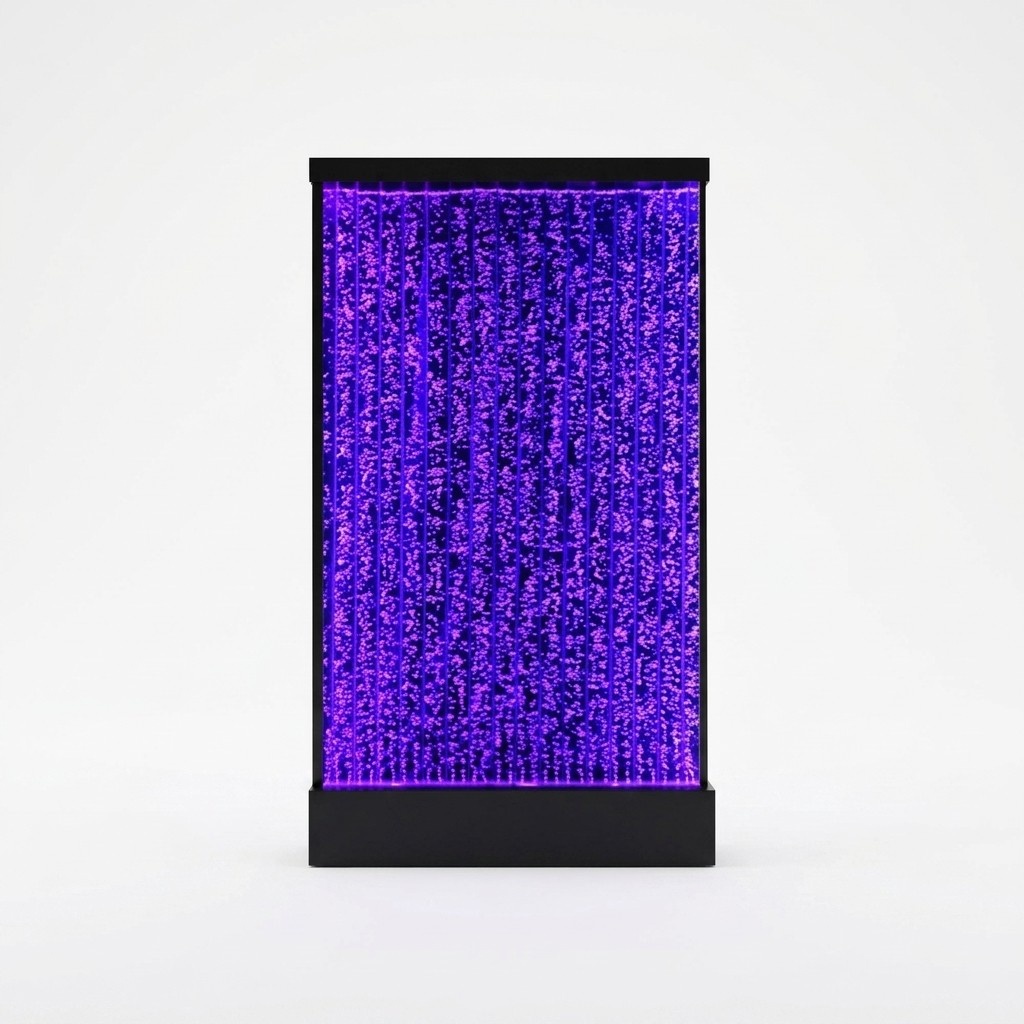 Trennwand Regal Schrank Wasserwand SÃ¤ule WÃ¤nde Waterwall LED 120x200