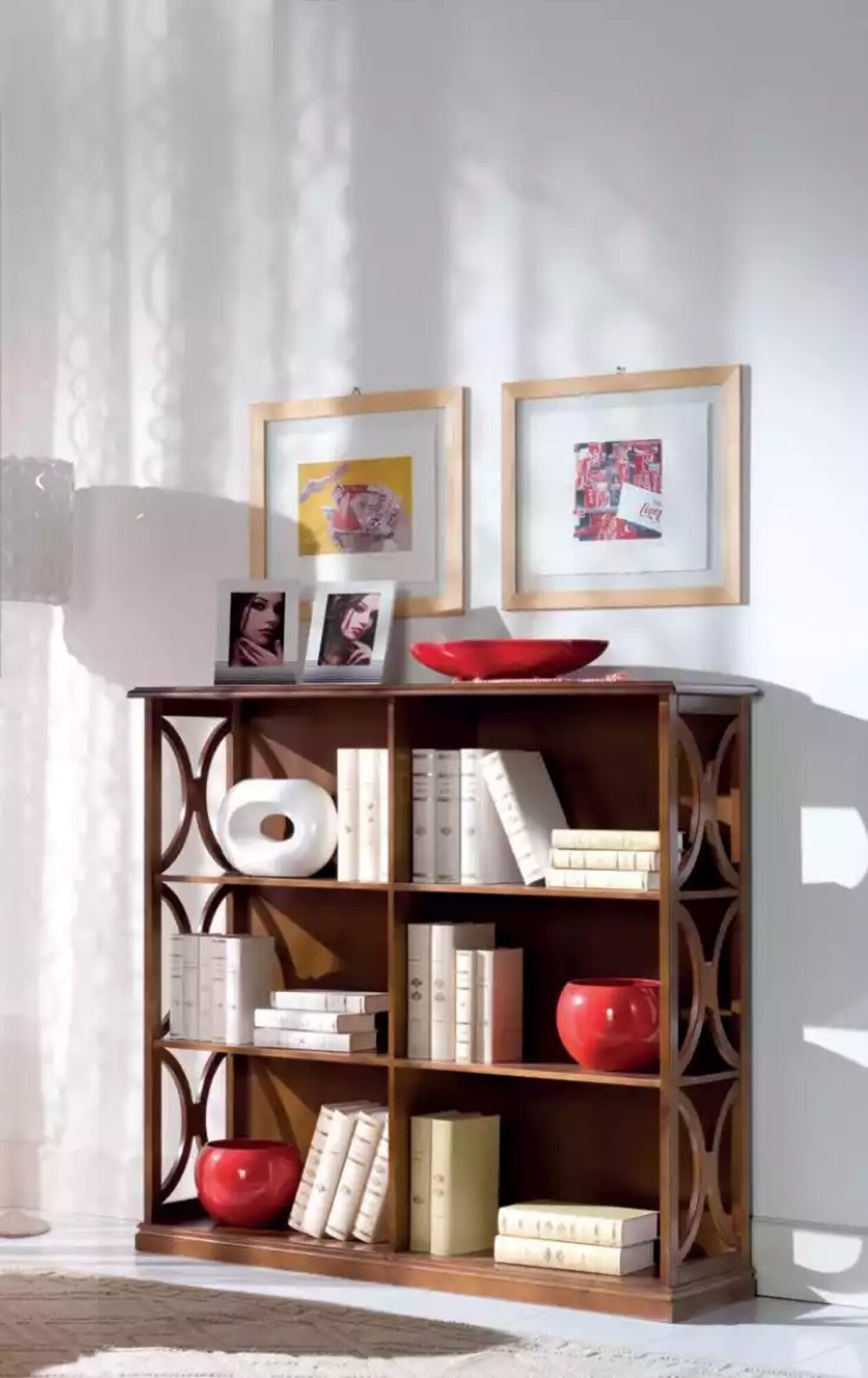 Modernes BÃ¼cherregal Braune Wohnzimmer MÃ¶bel HolzmÃ¶bel Ablage Regal