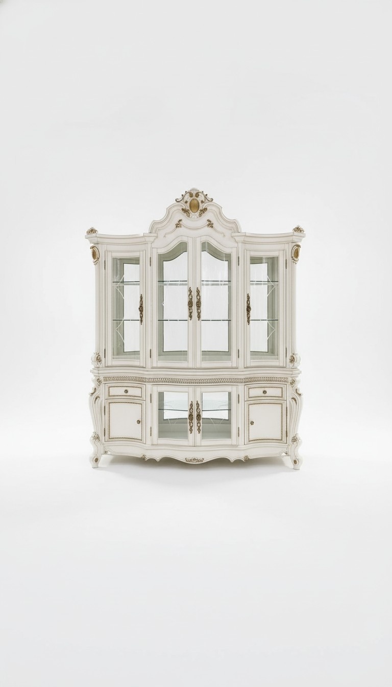 Vitrine Schrank Vitrinen Deko Wohnzimmer Schau SchrÃ¤nke Barock Design