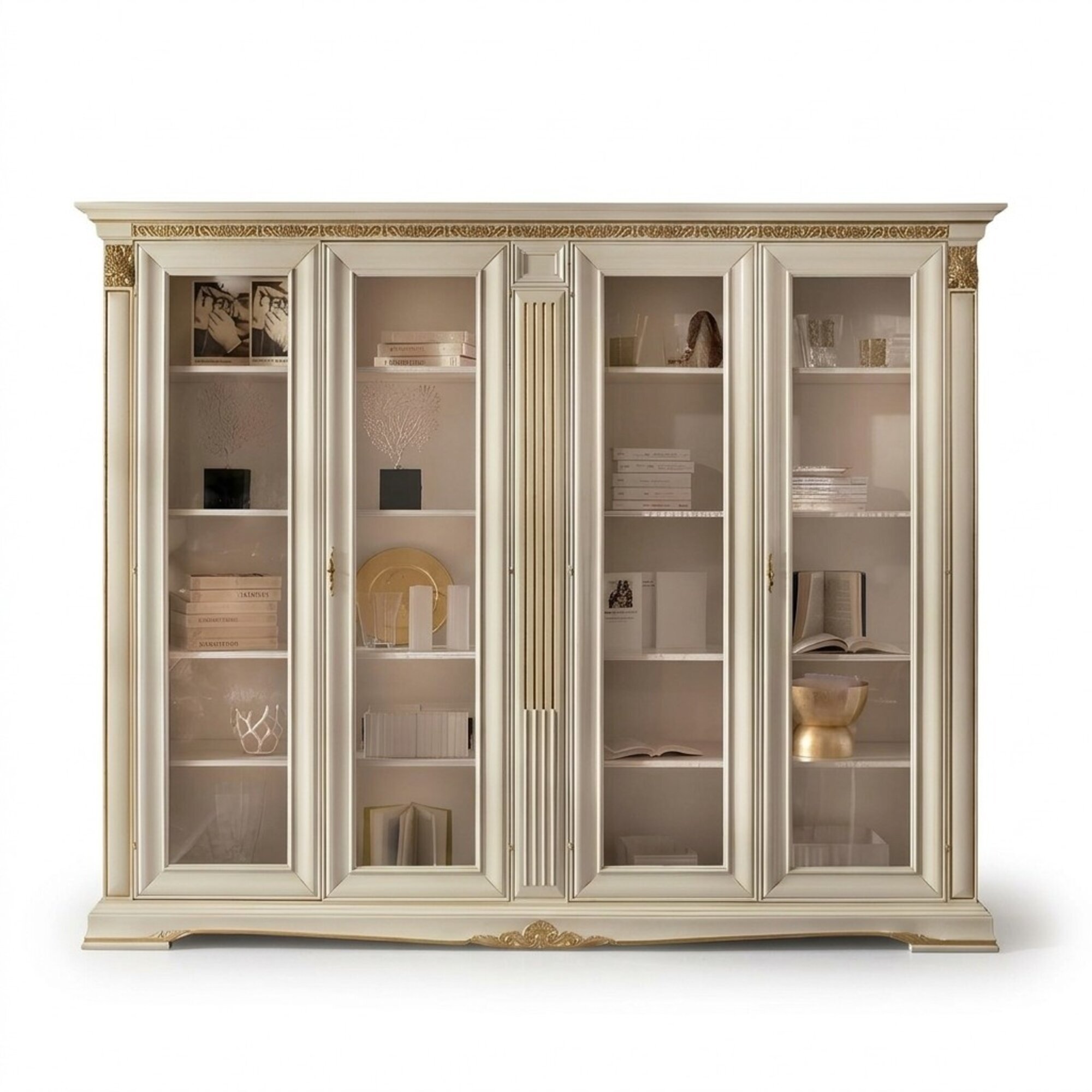 Vitrine Schrank Vitrinen Wohnzimmer Schaufenster SchrÃ¤nke Design Barock Rokoko Massivholz
