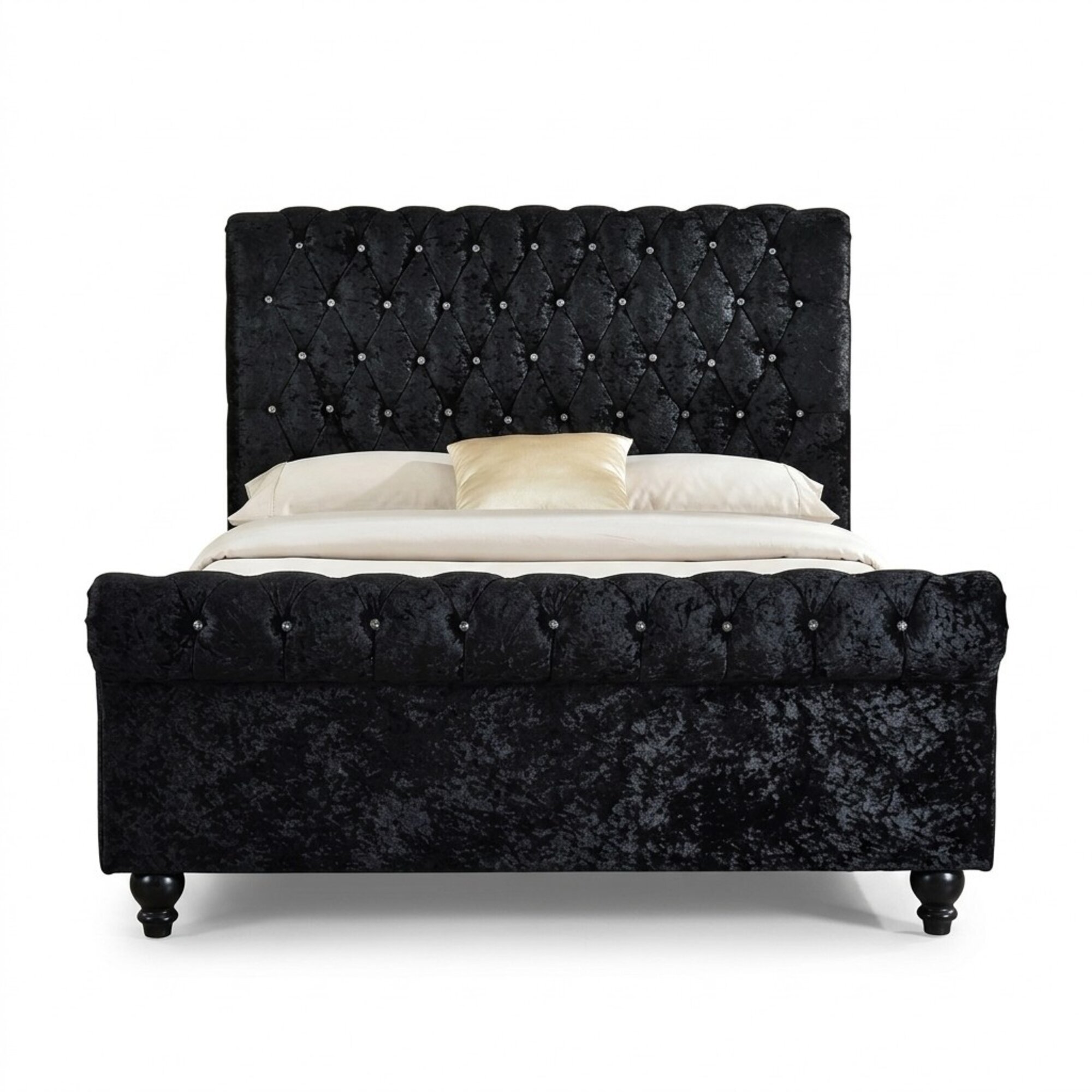 Wandpaneel Bett Paneel Chesterfield Betten Polster Schlafzimmer XXL Big