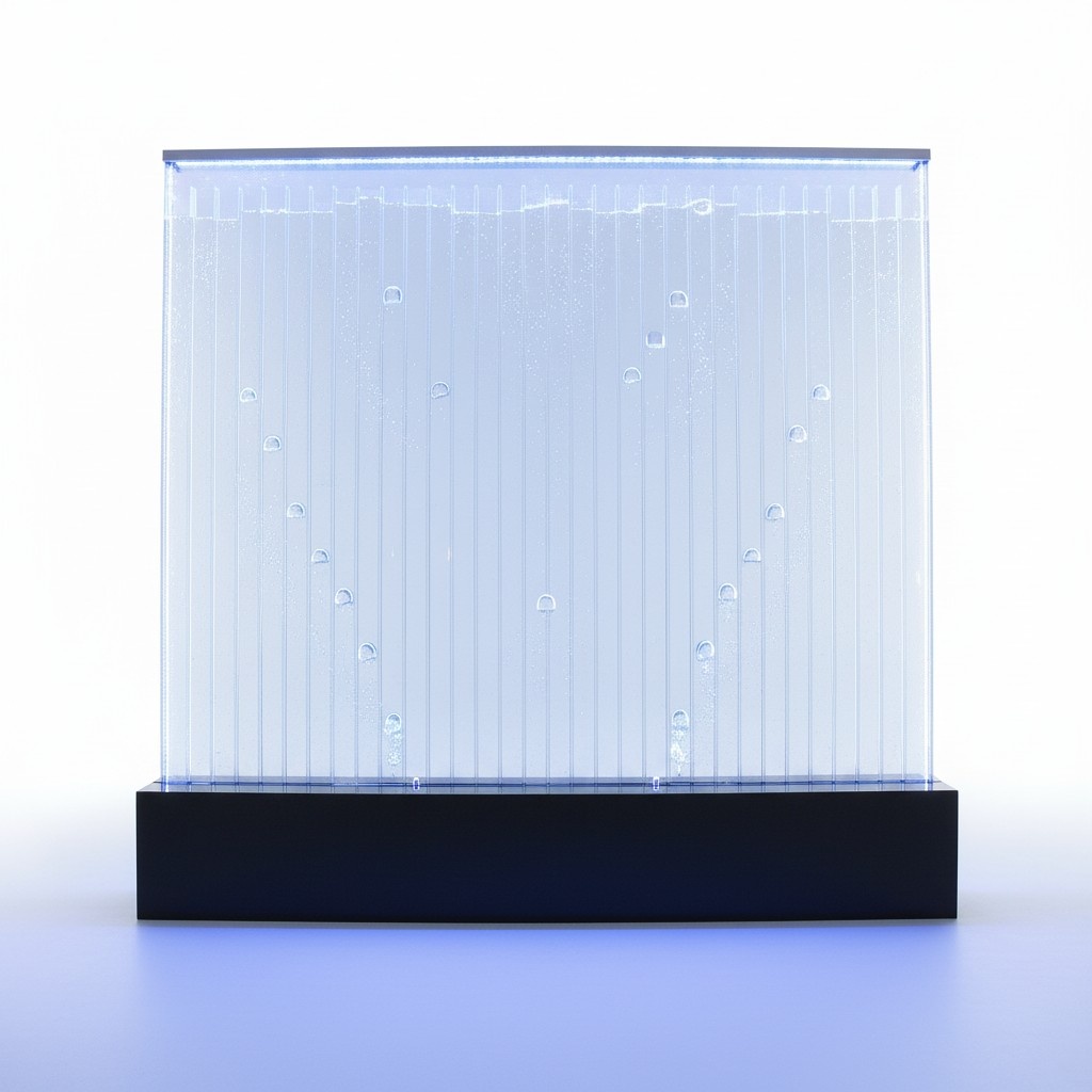 Wandpaneel mit Wasserblasen LED Wasserwand Designer Dekorative Wasser Wand