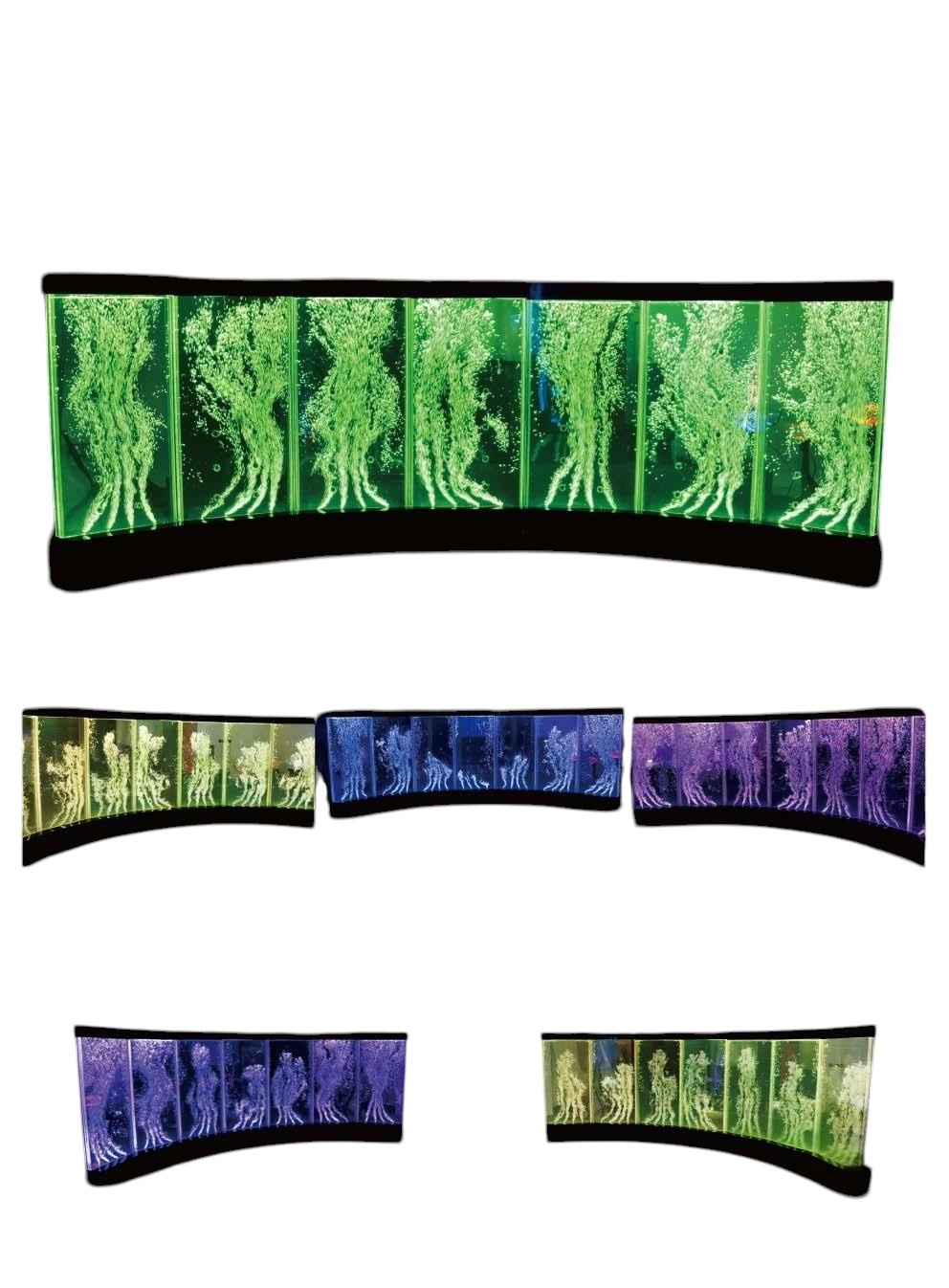 Wandpaneel Wasserblasen LED WÃ¤nde Designer Wasser Wand Beleuchtete