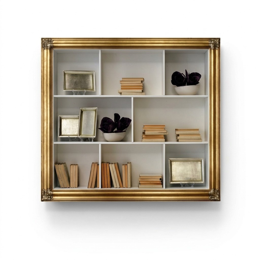 Wandregal Regal BÃ¼cherschrank BÃ¼cherregal Wohnzimmer Wand Luxus