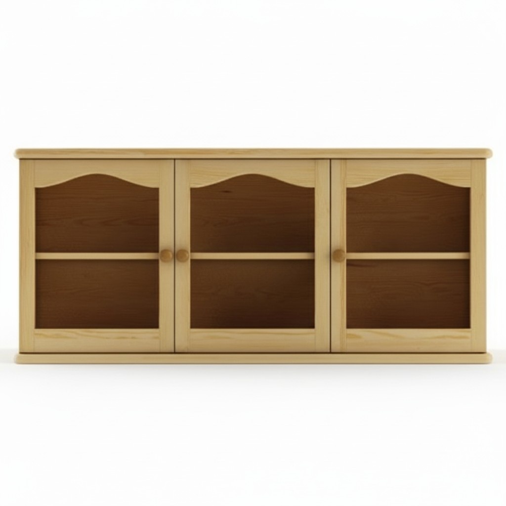 Wandschrank HÃ¤ngeschrank Ablageschrank KÃ¼che Bad Vollholz MÃ¶bel Echtholz Vitrine