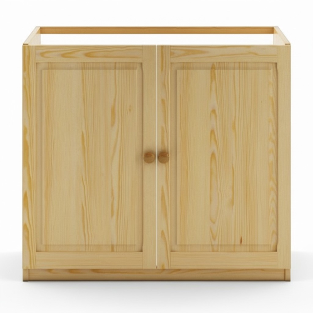 Waschbeckenunterschrank Badschrank Badezimmerschrank Kommode Vollholz MÃ¶bel Neu