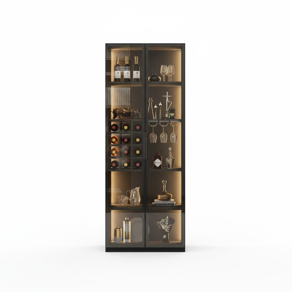 Weinschrank Schrank Weinregal Glasschrank WeinkÃ¼hlschrank Flaschenregal
