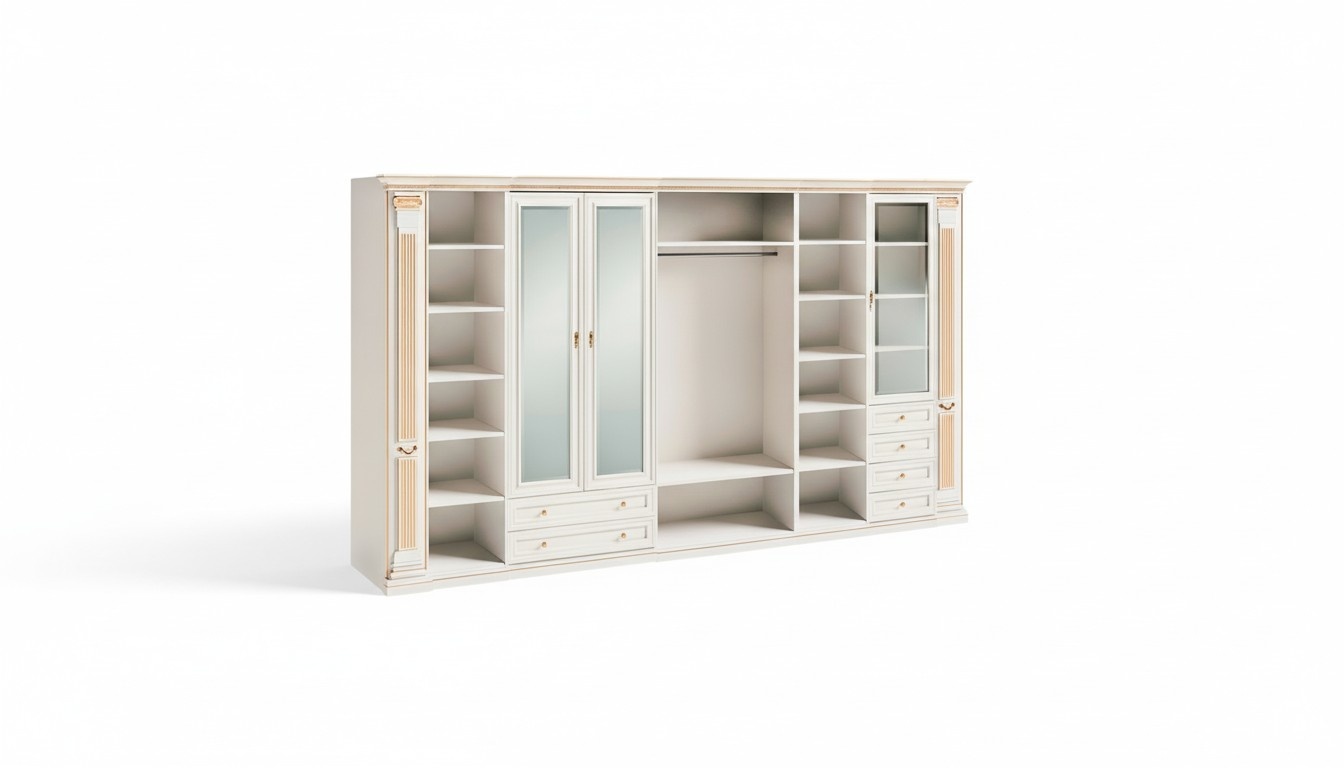 WeiÃe Stilvolle KleiderschrÃ¤nke Schlafzimmer Luxus Holz MÃ¶bel Eckschrank