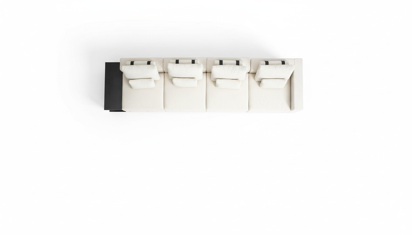 WeiÃer FÃ¼nfsitzer Wohnzimmer Couch Textil MÃ¶bel Moderne Sofas Design