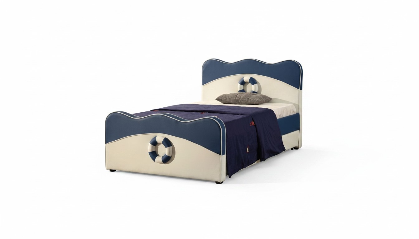 Kinderbett Bett Polster Betten Luxus Hotel Jugend 3D XXL Big