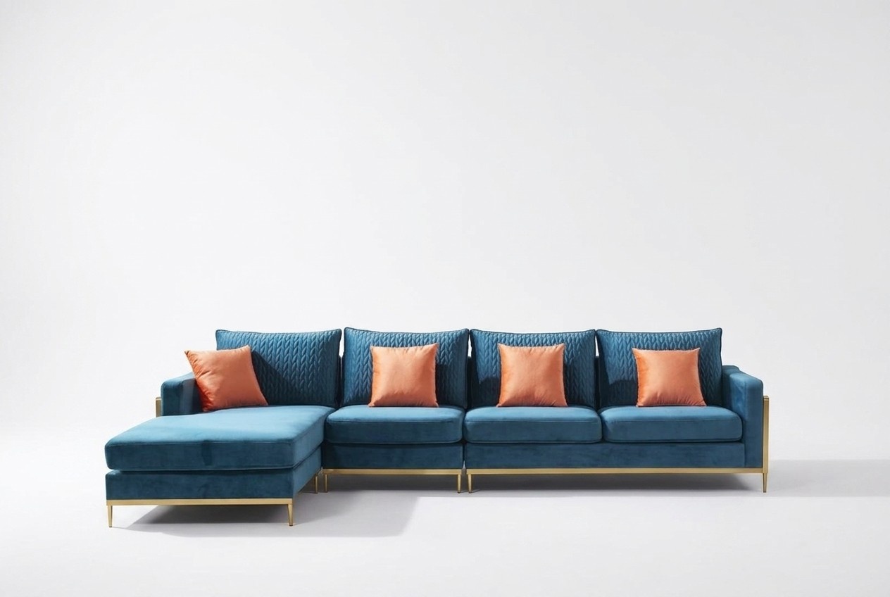Wohnlandschaft Ecksofa L Form Sessel Deko Set Garnitur Modern Sofa Leder
