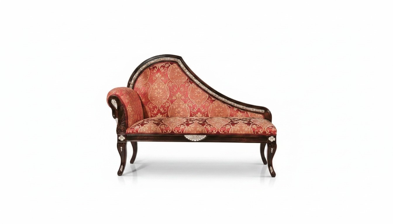 Wohnzimmer Chaiselounge Polster Stoff Textil Luxus SitzmÃ¶bel Neu