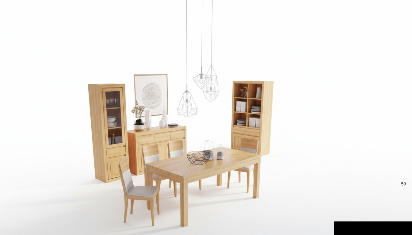 Wohnzimmer Garnitur Gruppe 8tlg. Set Kommode 4 LehnstÃ¼hle Vitrine Sideboard Neu
