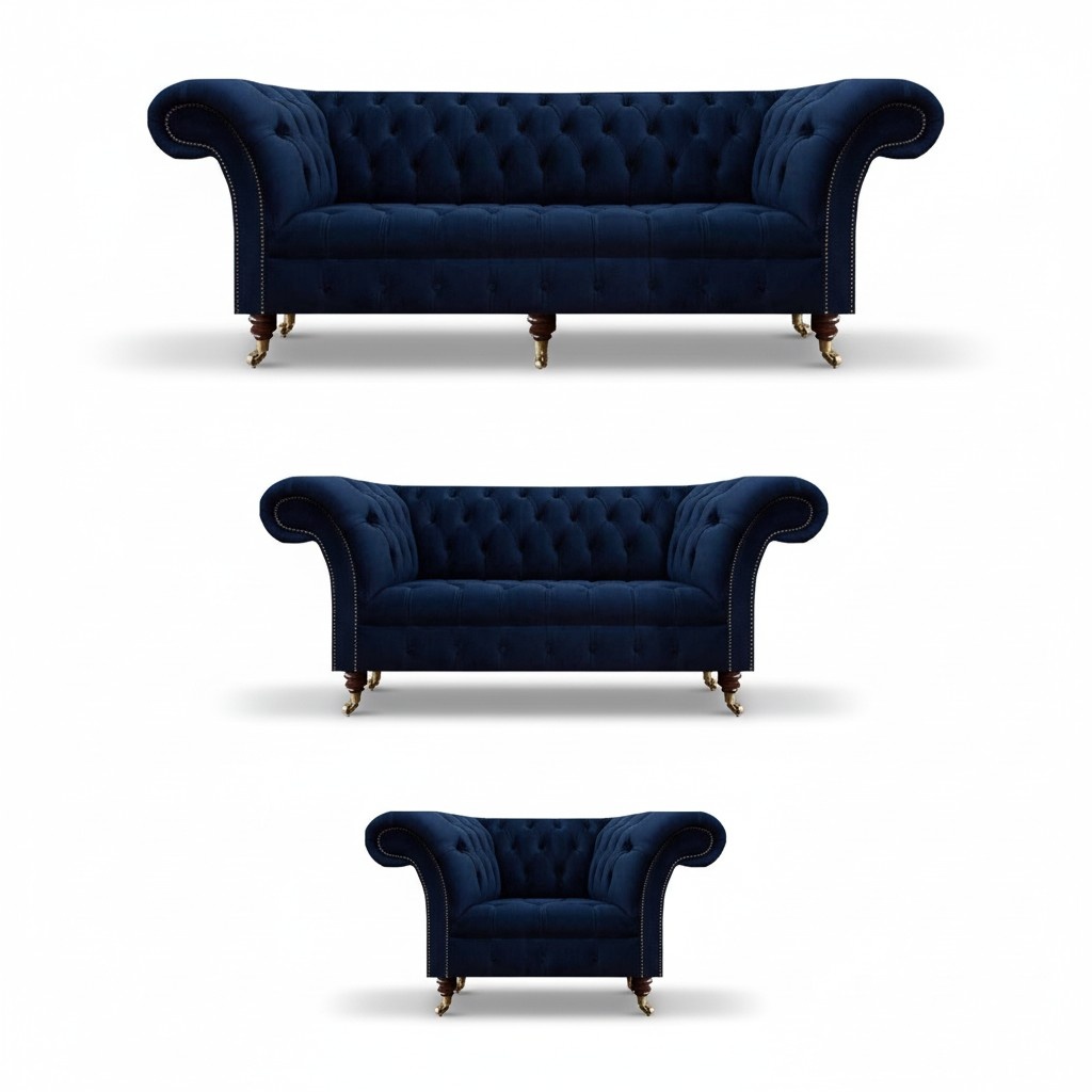 Wohnzimmer Komplett MÃ¶bel 3tlg Sofas Couch Luxus Sessel Textil Einrichtung