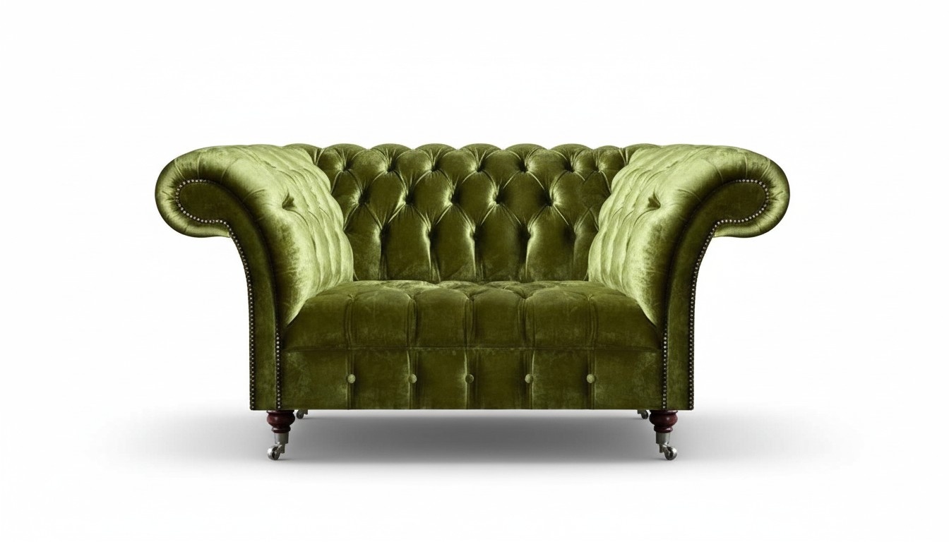 Wohnzimmer Moderne Design Zweisitzer Sofa Couch GrÃ¼n Luxus MÃ¶bel