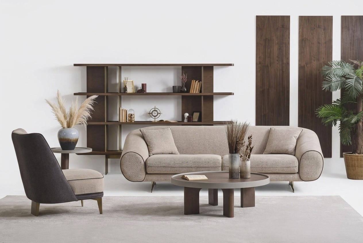 Wohnzimmer MÃ¶bel Designer 3+1 Sitzer Luxus Sessel Couchtisch Beistelltisch