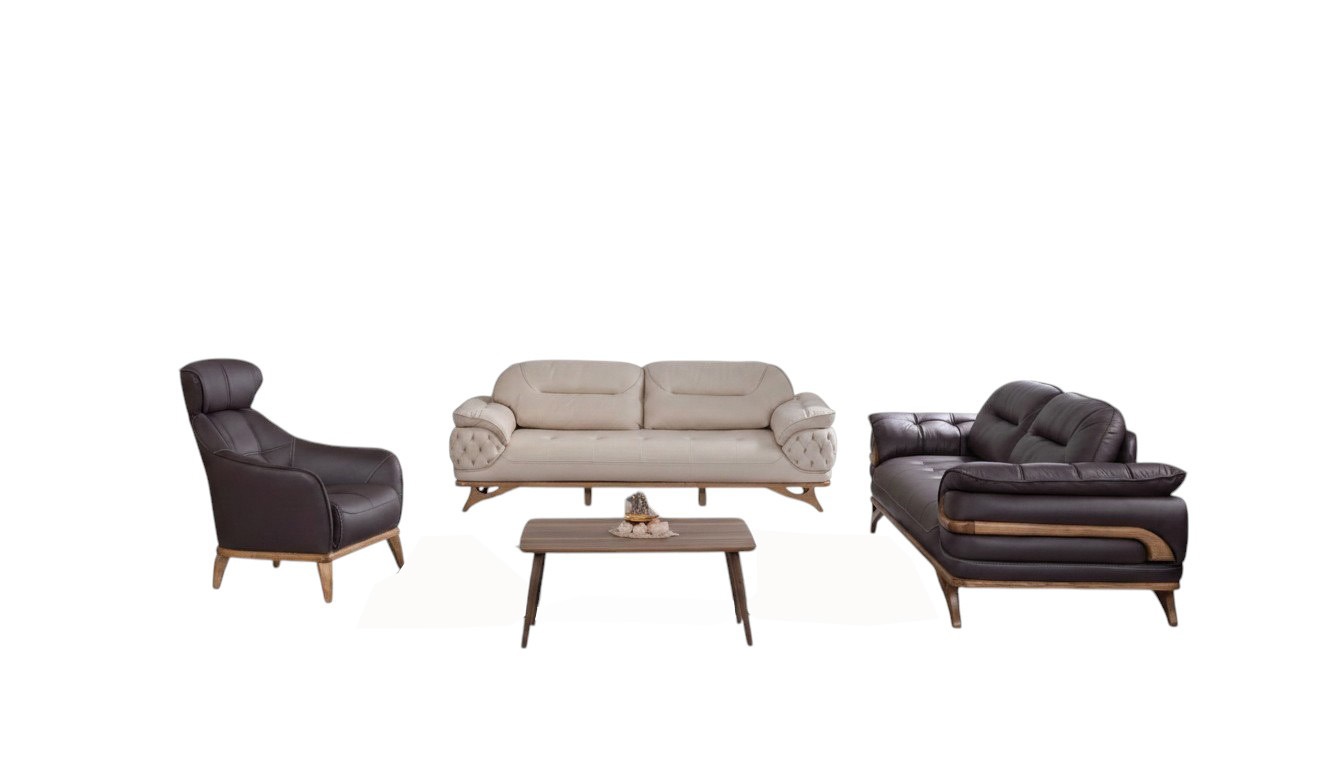 Wohnzimmer MÃ¶bel Designer Sofagarnitur Dreisitzer Sessel Sitzgruppe Neu