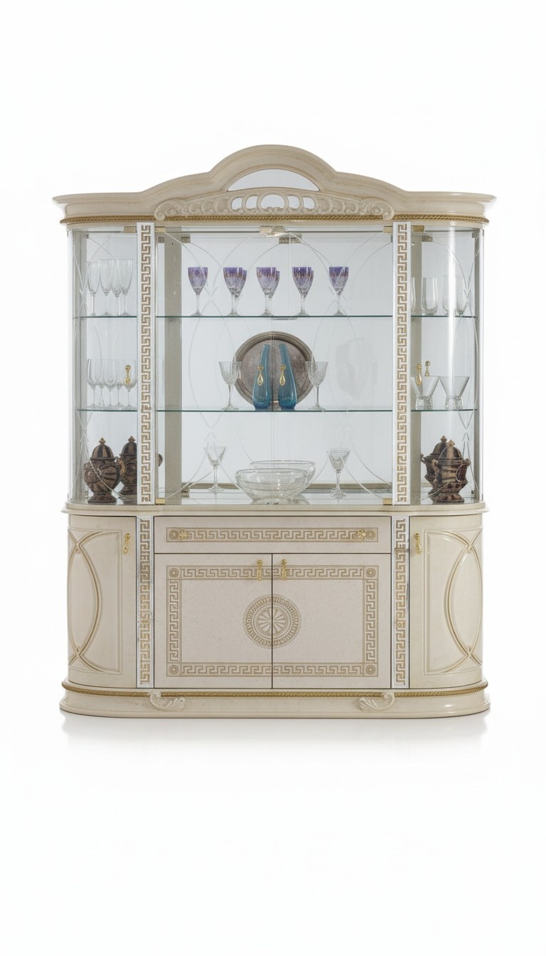 Wohnzimmer Schrank Klassische Vitrine Vitrinenschrank Vitrinen SchrÃ¤nke