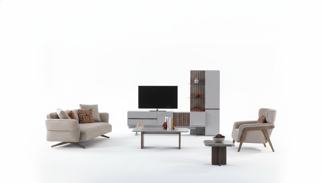 Wohnzimmer Set Einrichtung Komplettes Zimmer MÃ¶bel Sofa Couch Set 5tlg.