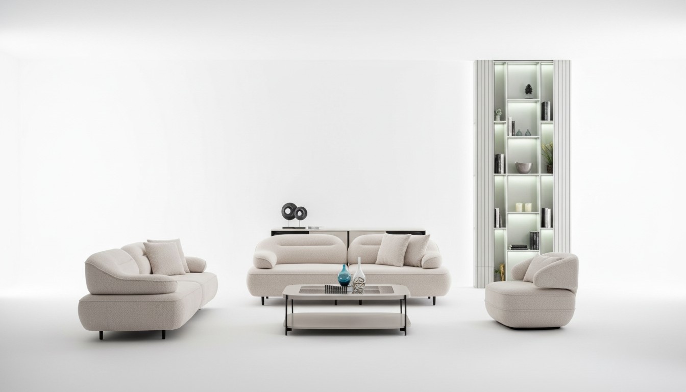 Wohnzimmer-Set GemÃ¼tlichkeit in jedem Detail der Einrichtung
