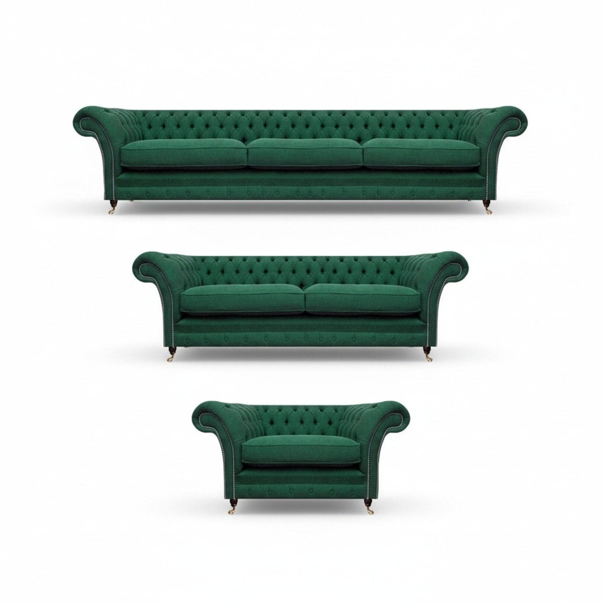 Wohnzimmer Set Luxus Komplett 3tlg Chesterfield PolstermÃ¶bel Einrichtung