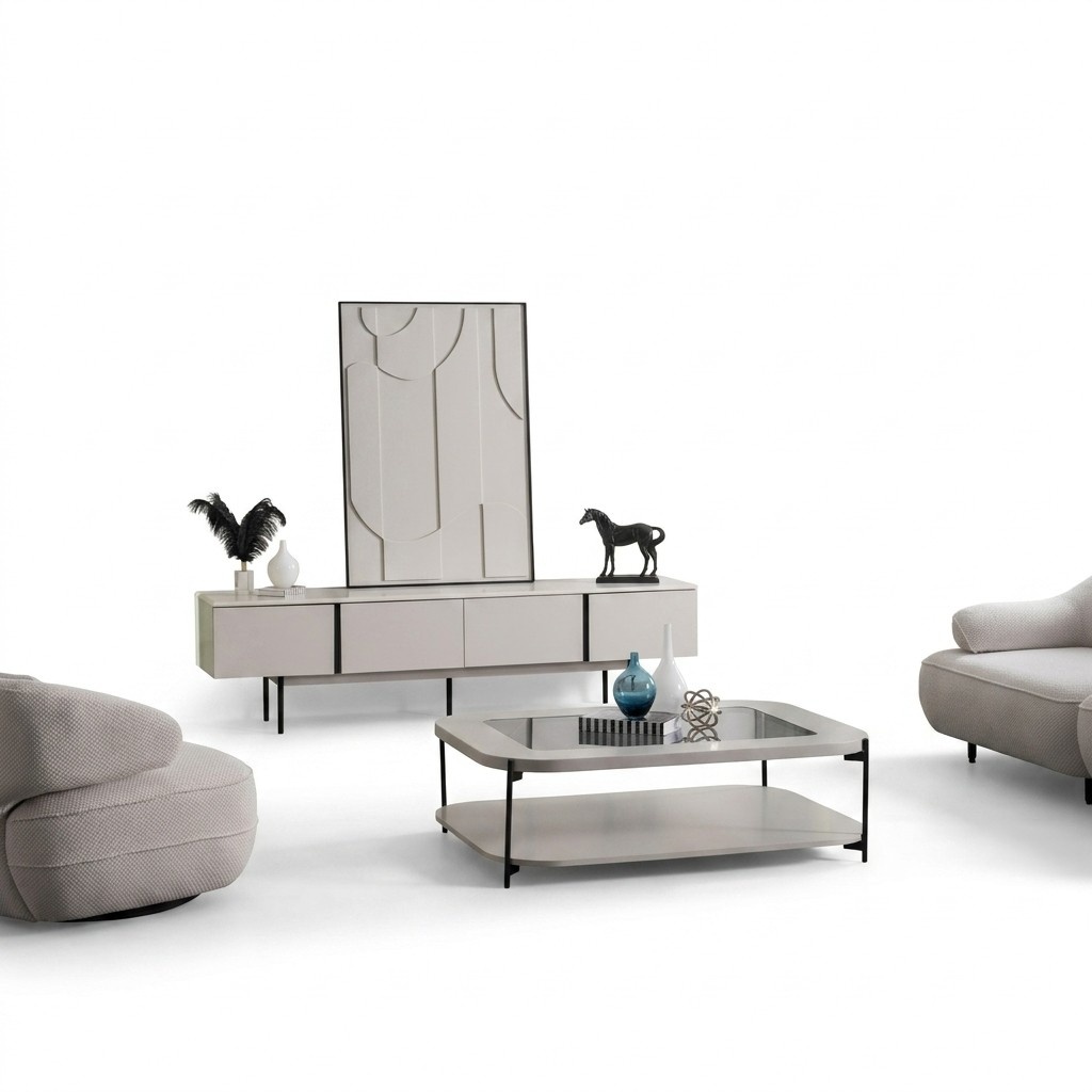 Wohnzimmer-Set Schlichte GemÃ¼tlichkeit fÃ¼r den Alltag