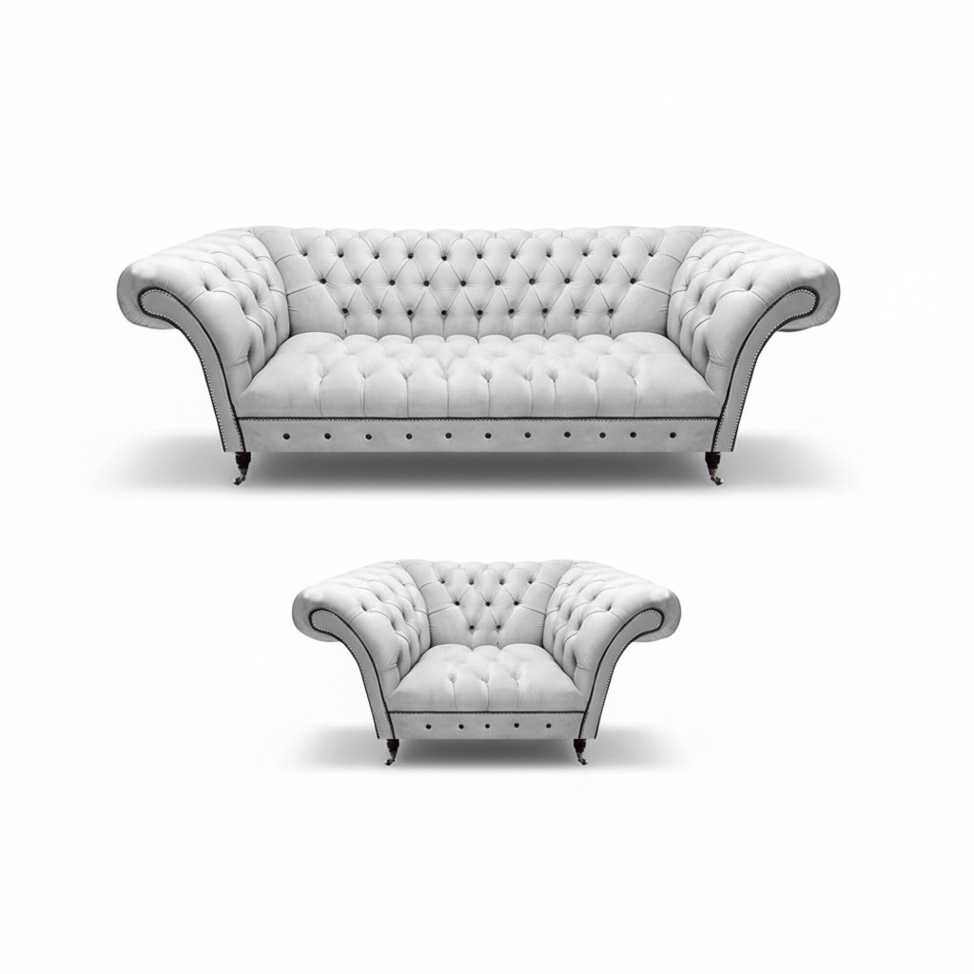 Wohnzimmer Set Sofa Dreisitze Chesterfield Sessel Modern Couch Design MÃ¶bel
