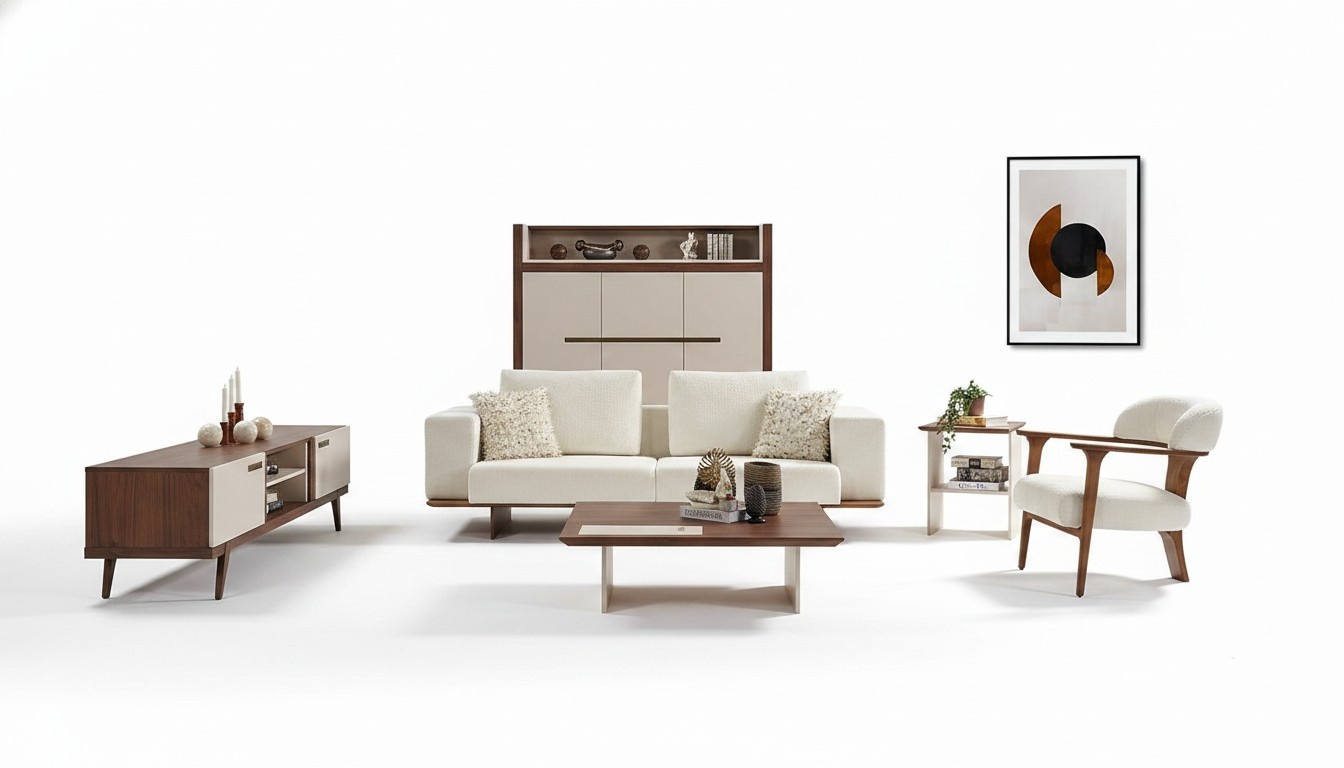 Wohnzimmer Sofagarnitur Dreisitzer Sessel Luxus Couch Set