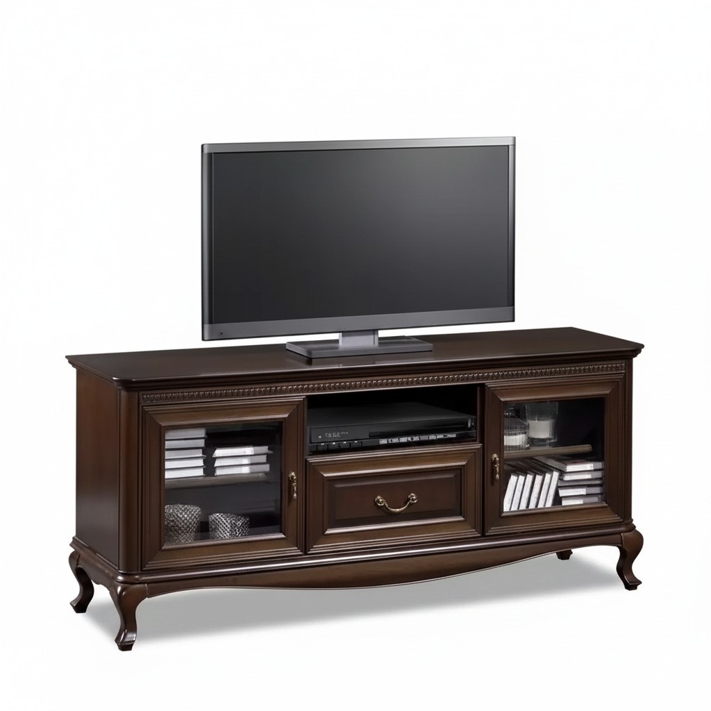 Wohnzimmer TV Staender Modern Fernseher StÃ¤nder Massivholz Schrank MÃ¶bel