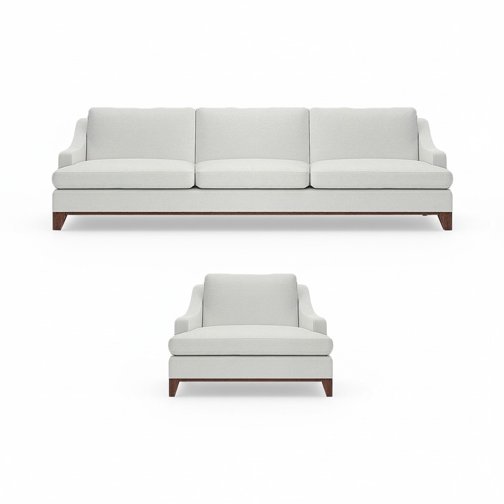 Wohnzimmer WeiÃ Dreisitze Sofa Couch Luxus Sessel Luxus Einrichtung