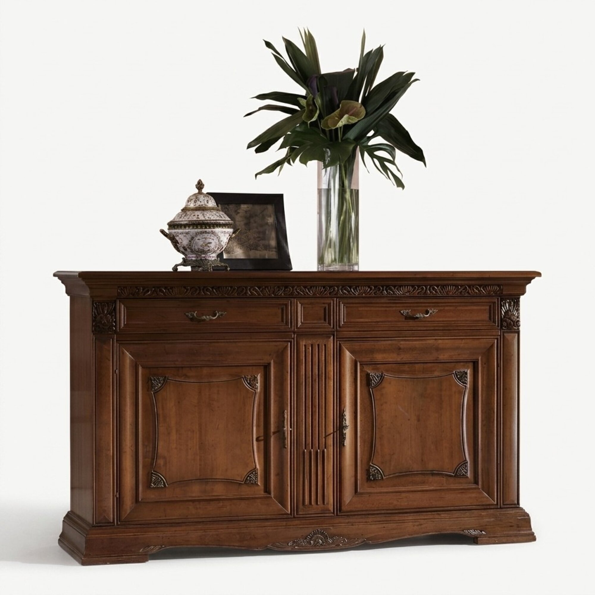 XXL Buffet Kommode Kommoden Schrank Barock Rokoko Deko Anrichte Konsole