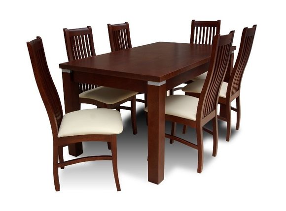 Essgruppe Esstisch Tisch mit 6 x StÃ¼hlen Model Z08