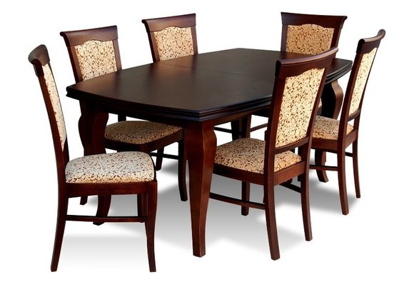 Essgruppe Esstisch Tisch mit 6 x StÃ¼hlen Model Z11