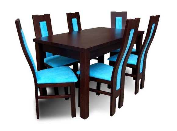 Essgruppe Esstisch Tisch mit 6 x StÃ¼hlen Model Z31