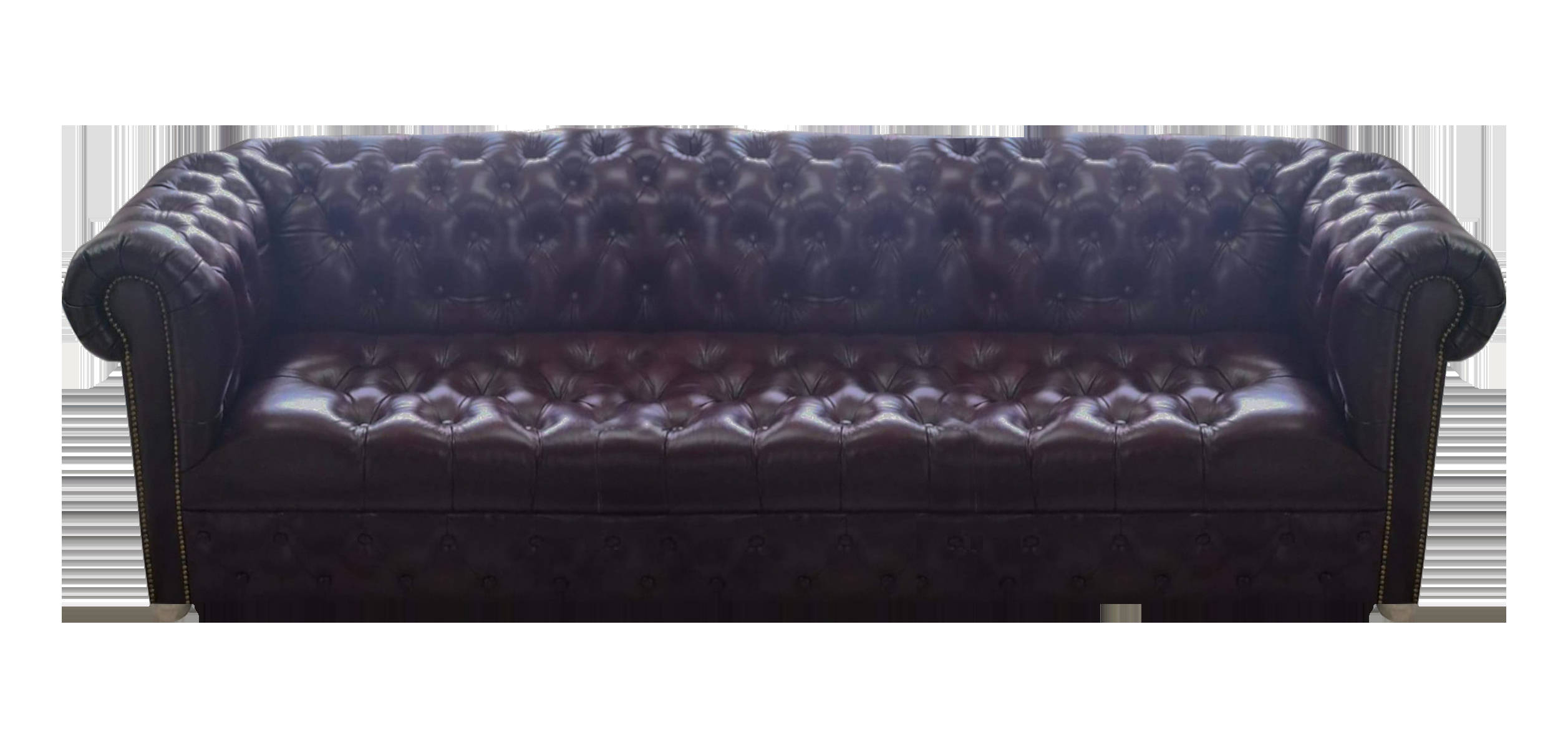 Wohnzimmer Viersitzer Sofa Couch Leder Luxus Braun Einrichtung PolstermÃ¶bel