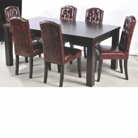 6x Esszimmer Stuhl StÃ¼hle Set Komplett Garnitur Sitz Polster Chesterfield