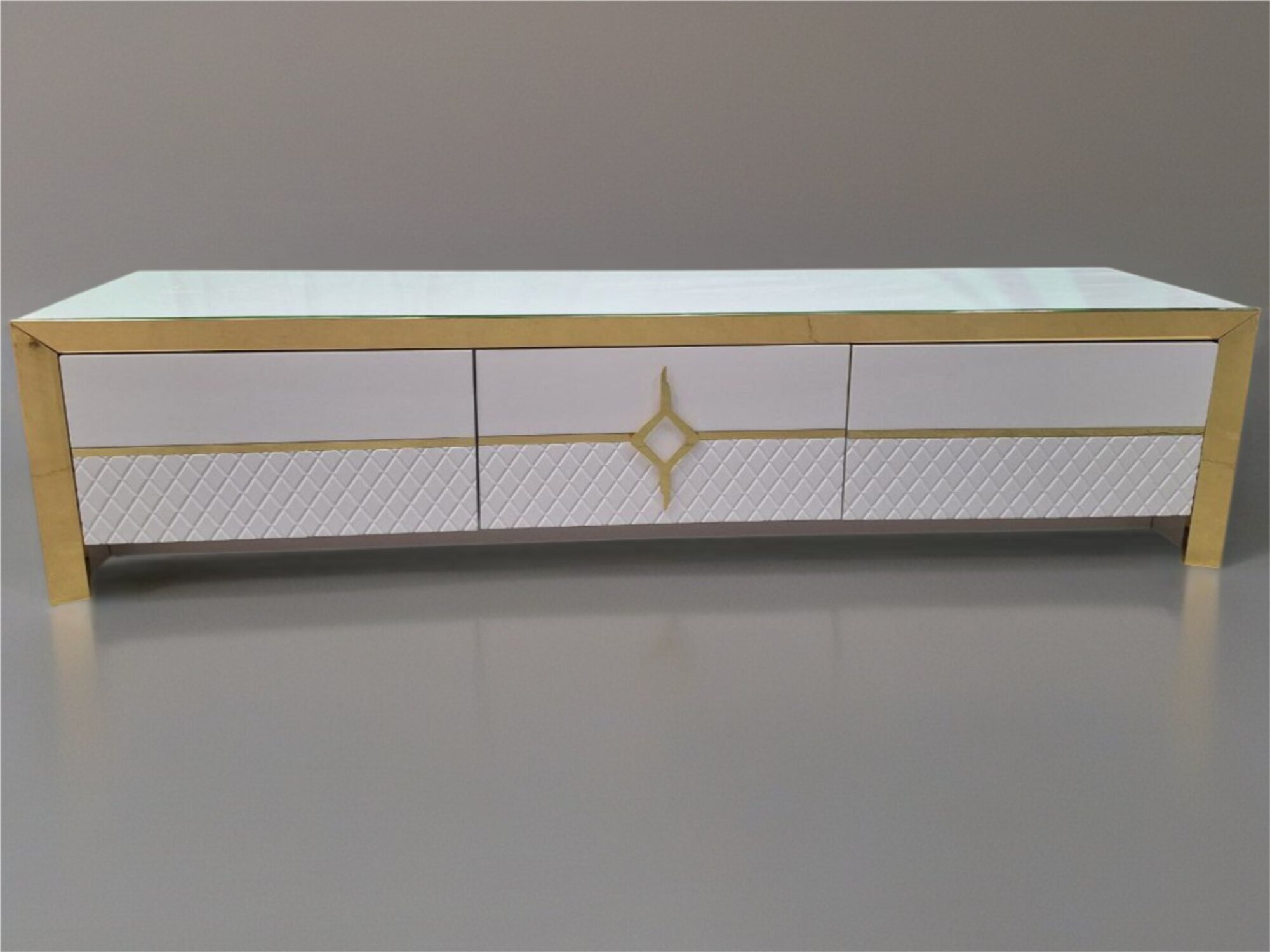 WeiÃes Sideboard aus Holz elegantes MÃ¶belstÃ¼ck mit groÃzÃ¼gigem Stauraum Sofort