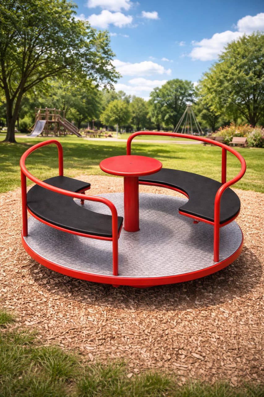 Spielplatz GerÃ¤te Kinderkarussell Drehplatte Karussell Ringelreiten Made in EU