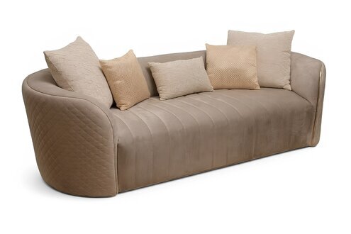 Ovale Couch Dreisitzer Couchen MÃ¶bel Sofa Einrichtung Wohnzimmer Sofas Sofort