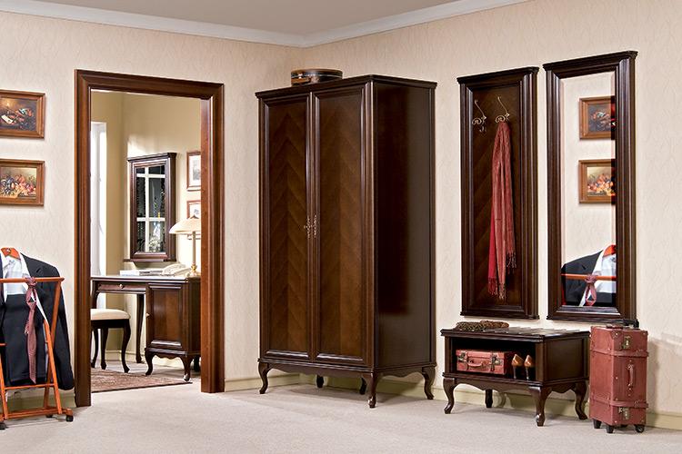 Diele Garderobe Set Echtes Holz Flur Wandgarderobe Italienische MÃ¶bel