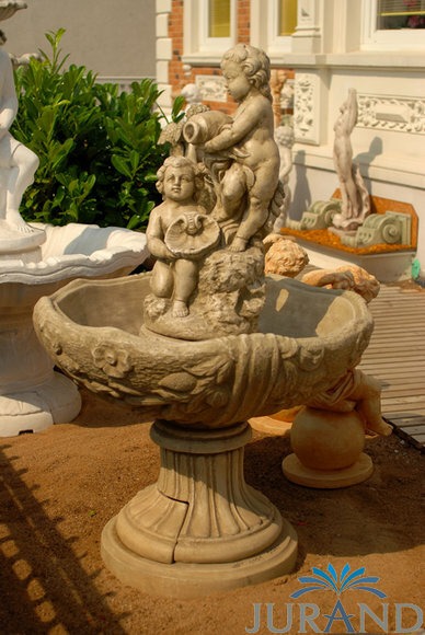 Springbrunnen FontÃ¤ne Zierbrunnen Garten 1021 Deko Brunnen 175 cm