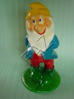 Zwerg Figur Garten Statue Karikatur Skulptur Figuren Dekoration Skulpturen
