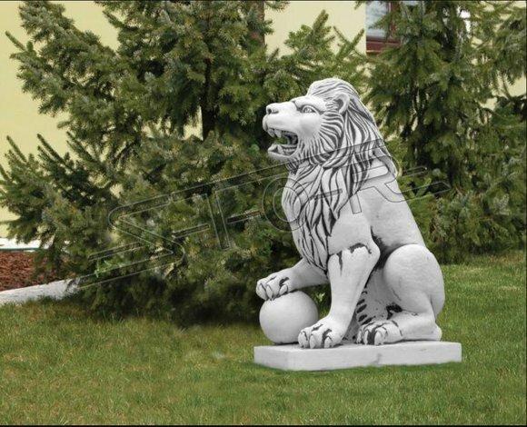 XXL LÃ¶we Figur Garten Terrasse Dekoration Antik Stil Deko Stein Skulptur