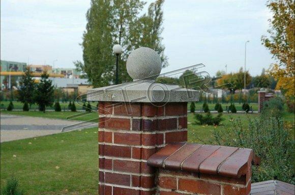 SÃ¤ulen Kopf Dekoration Statue Skulptur Garten Zaun Deko Stein