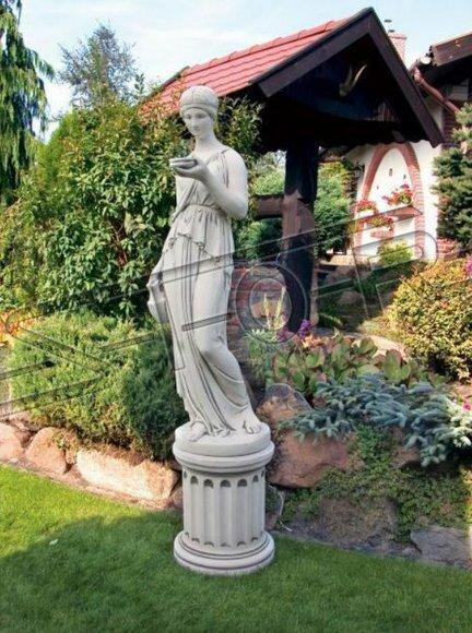 Sockel 59cm fÃ¼r Skulptur Design Figur Statue Garten Figuren Statuen