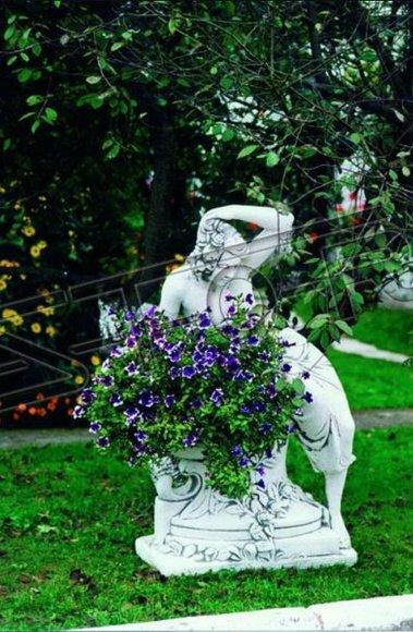KÃ¼bel Blumentopf Topf Blumen BlumentÃ¶pfe BlumenkÃ¤sten Garten Figur