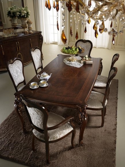 Klassische 6 StÃ¼hle Designer StÃ¼hle Italienische Esszimmer MÃ¶bel Holz
