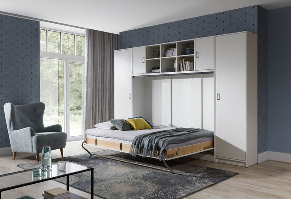 XXL Kleiderschrank SchrÃ¤nke Wand Bett Schrank Wandschrank Betten 90/120/140x200