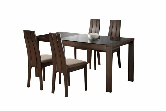 Italienische MÃ¶bel Designer Holz Glas Tisch Sitz Polster Ess Zimmer