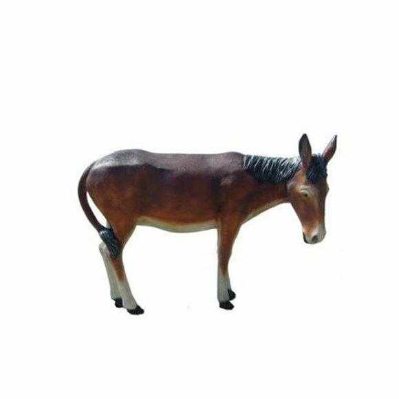 Esel Dekorative Statue Garten Figuren Statuen 150 cm LebensgroÃ Figur